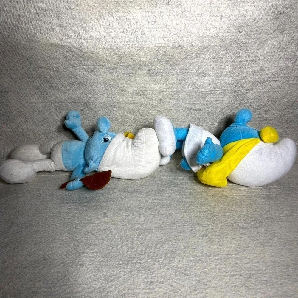 Smurfs Plush Toys Smurfette & Hefty Smurf Movie 2013 Collectible Set